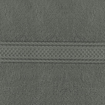 6 Pack Premium Hand Towels, 16 by 28 inches, 100% Ring Spun Cotton, Soft and Absorbent 600 GSM Towels for Bathroom, Gym, and Hotel, Grey