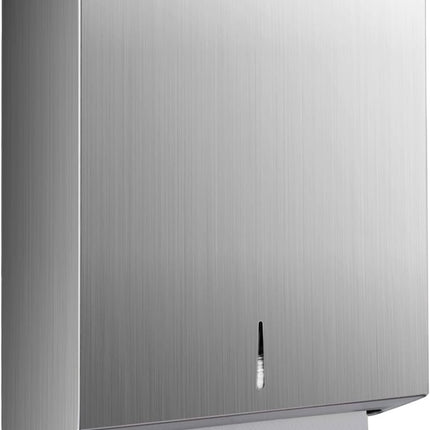 Paper Towel Dispenser Wall Mount - Multifold Trifold Paper Towel Dispensers, Large Capacity Stainless Steel Tissue Holder, Suitable for Bathrooms and Public Places