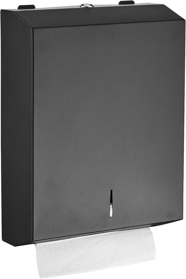 Paper Towel Dispenser Wall V1258-DP02-C-1427 in Black