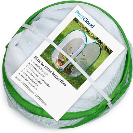 Insect and Butterfly Habitat Cage Terrarium Pop-up 23.6 Inches Tall