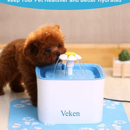 8 Pack Replacement Filters for 84oz/2.5L Automatic Pet Fountain Cat Water Fountain Dog Water Dispenser