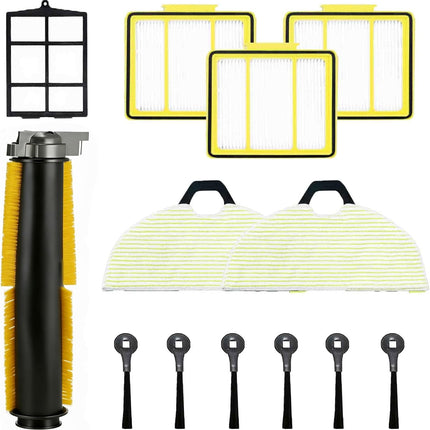 Replacement Parts for Shark AV2001WD RV2001WD 2002WD Accessories Kit with Main Brush,Microfiber Soft Pads,Filters,Primary Filter,Side Brushes