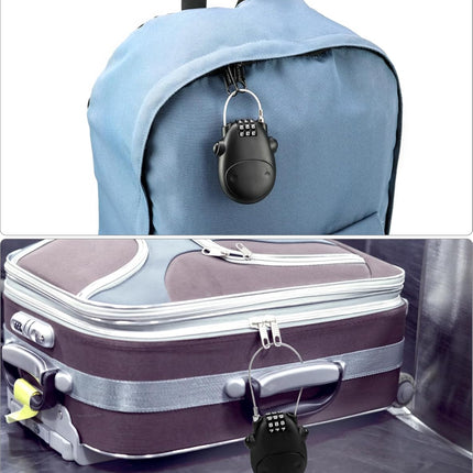 Retractable Cable Lock, 4 Pack Security Password Lock Steel Cable Luggage Locks
