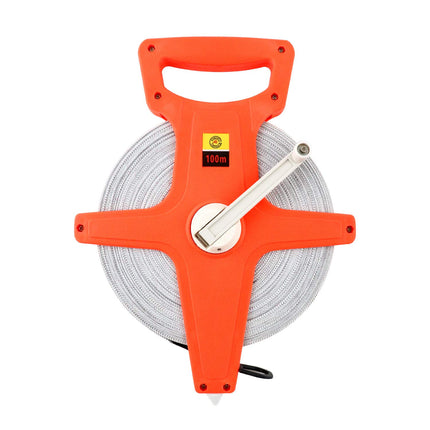 Tape Measure, 1/2" x 330' Open Reel Dual Sided Fiberglass Tape Measure for Engineer, Yard and Field, Measuring Tape