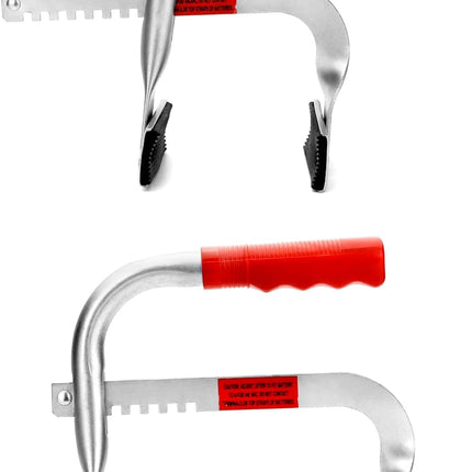 Battery Carrier, Battery Rack with Pads, Adjustable from 5" to 7", for Lifting and Carrying Batteries