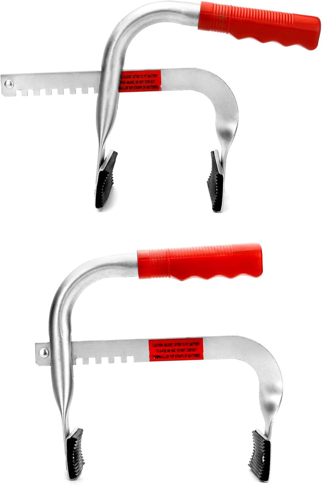 Battery Carrier Battery Rack with Pads Adjustable from 5 to 7 for Lifting and Carrying Batteries – product detail
