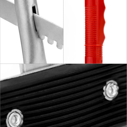 Battery Carrier, Battery Rack with Pads, Adjustable from 5" to 7", for Lifting and Carrying Batteries