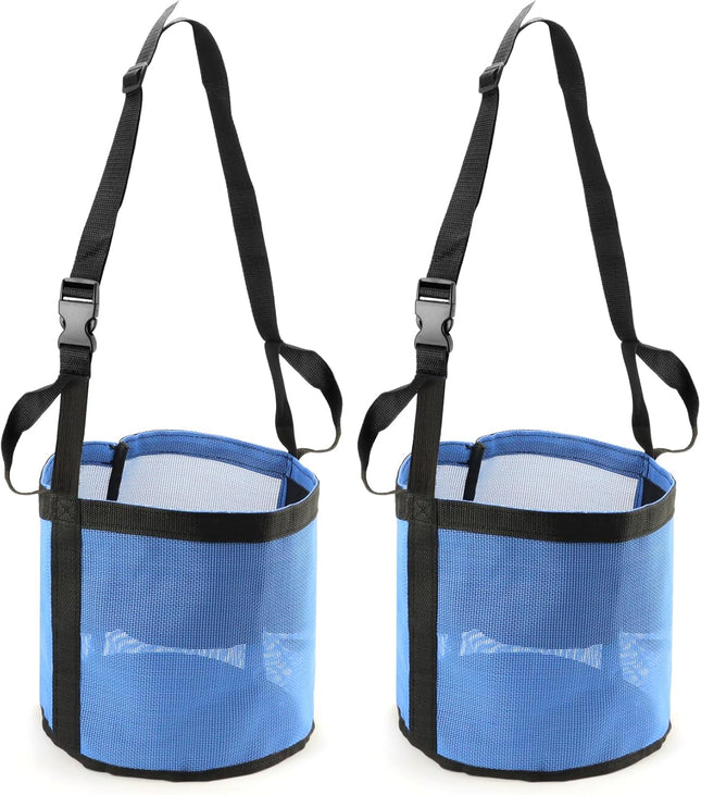 2 Pack Horse Feed Bag for V1258-DP02-C-2141 in Blue