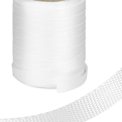 3/4" x 250' Woven Polyester Cord Strap – Strong 2400 lb Strength for Pallet, Bundling & Packaging