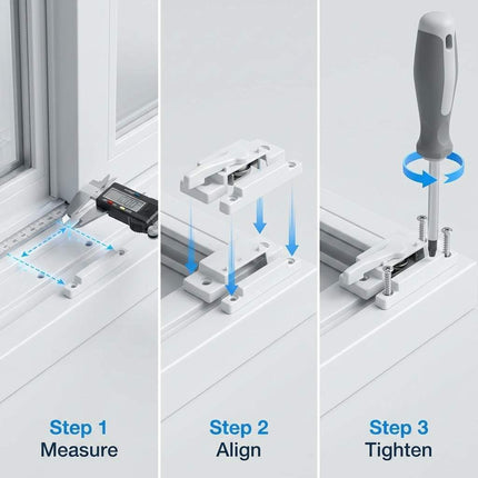 10 Pack Sliding Window Sash Locks, Cam Action White Double Hung Window Sash Lock for Vertical and Horizontal Sliding Windows