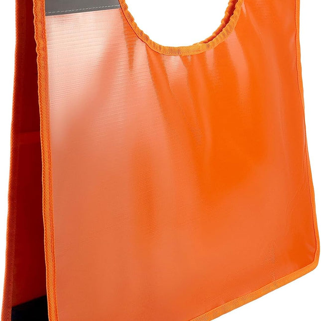 Winch Damper, Heavy Duty Safety Recovery Dampener Recovery Line Dampener Car Off-Road Winch Rope Dampener Blanket with Pocket, Orange, 1 Pack