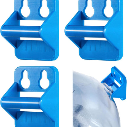 4 Pcs Ice Bucket Hanger Bracket Ice Bucket Hook Holder Compatible with Saf T Tote for Storage Sanitary Drying Management Accessory, Blue