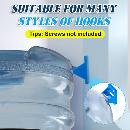 4 Pcs Ice Bucket Hanger Bracket Ice Bucket Hook Holder Compatible with Saf T Tote for Storage Sanitary Drying Management Accessory, Blue