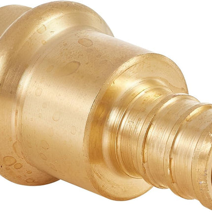 (Pack of 10)  1/2" Copper Press X 1/2" PEX Crimp Coupling Brass Adapter, for Copper and PEX Pipe Connection (PEX1807344)
