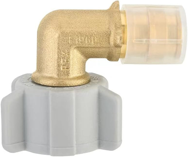 2-Pack Pex-A Expansion Full Flow Brass Fittings 1/2 Pex X 1/2 Female NPT Swivel Elbow ASTM F1960 UPC – product detail