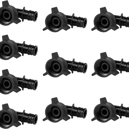 (Pack of 10)  Poly PPSU Pex-A Expansion Fitting 1/2" X 1/2" Female NPT Swivel Elbow Adapter,(PPSU1960047)