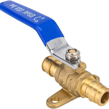 1/2 Inch Pex A Expansion Brass Full Port Shut-off Ball Valve with Drop-ear, ASTM 1960, UPC Certified,(VALVE027)