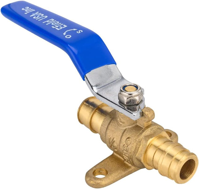 1/2 Inch Pex A Expansion Brass Full Port Shut-off Ball Valve with Drop-ear ASTM 1960 UPC Certified