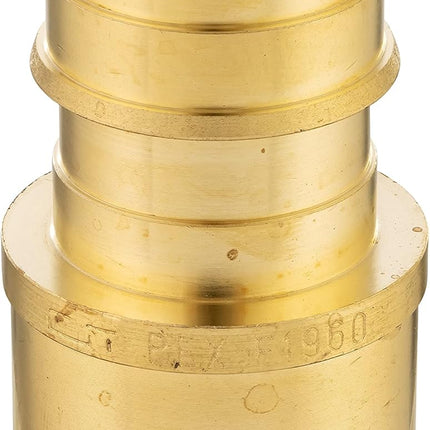 2-Pack  Pex A Full Flow Expansion Brass Fittings 1"x 1" Female Sweat Adapter (Over the Copper Tube), ASTM F1960,(PEX1960061)