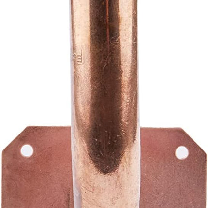 (Pack of 10)  Pex-A Expansion F1960 Connection, Copper Stub Out Elbow with Wall Flange, 1/2"-8 Inch Length,(STUB014)