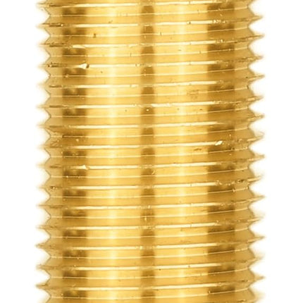 (Pack of 2)  1/2" Male Pipe(NPSM) x 1/2" Female Pipe(NPSF) Extension Brass Fitting Adapter, 70MM Length, Hex Connector with Sealing Tape,(NPT138)
