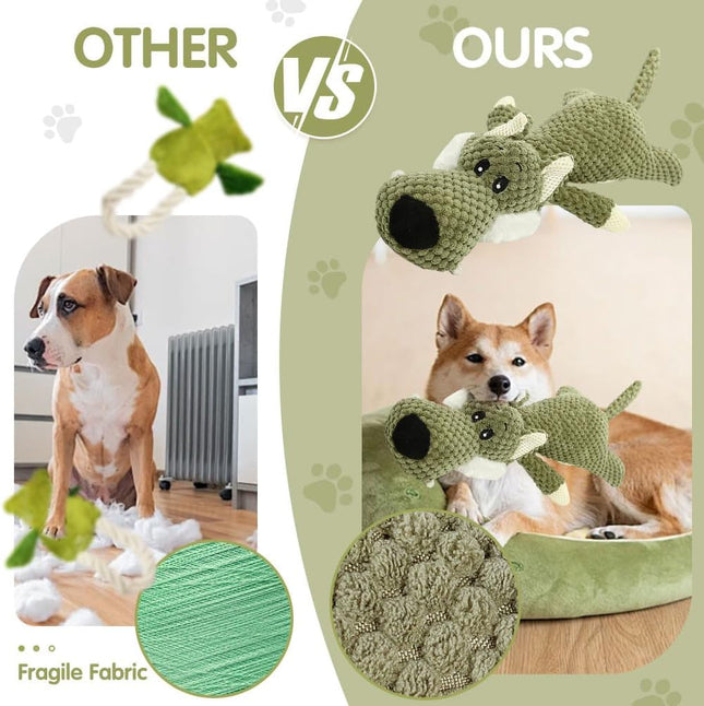 Dog Plush Toys for Aggressive Chewers Dog Toys Indestructible Dog Puppy Squeaky Chew Toys 2026 – product detail