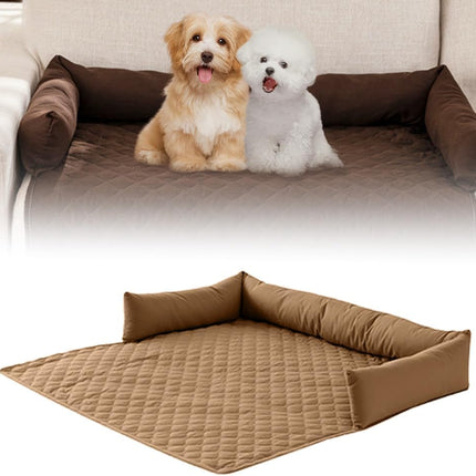 2025 New Cooling Dog Bed, Refresh Durable Machine Washable Cooling Pad for Dogs Cats, Upgrade Portable Dog Cool Bed for Summer Ideal for Indoor Outdoor Use (Khaki, 29.5X29.5'')