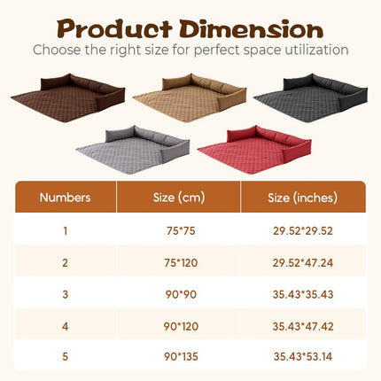 2025 New Cooling Dog Bed, Refresh Durable Machine Washable Cooling Pad for Dogs Cats, Upgrade Portable Dog Cool Bed for Summer Ideal for Indoor Outdoor Use (Khaki, 29.5X29.5'')