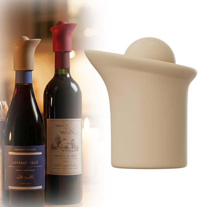 Silicone Wine Stopper for Wine Bottles 2026 New Seal Bottle Cover Caps to Keep Wine Fresh