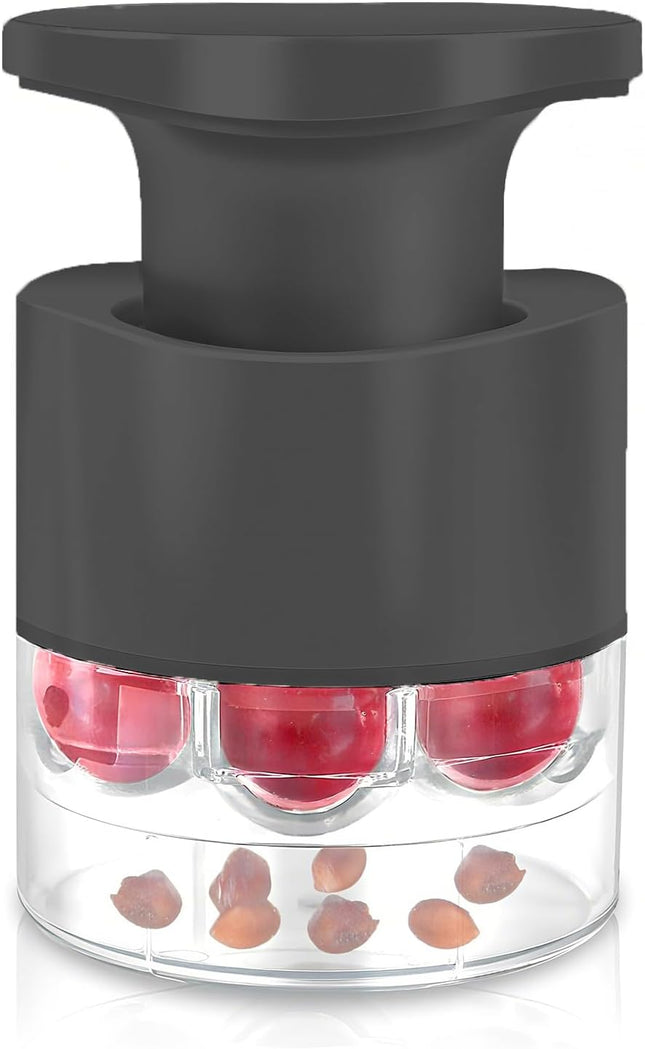 Cherry Pitter 2025 New Quickly Multiple Cherries Seed Remover Cherry Pitter Multiple Upgrade (1 in Black