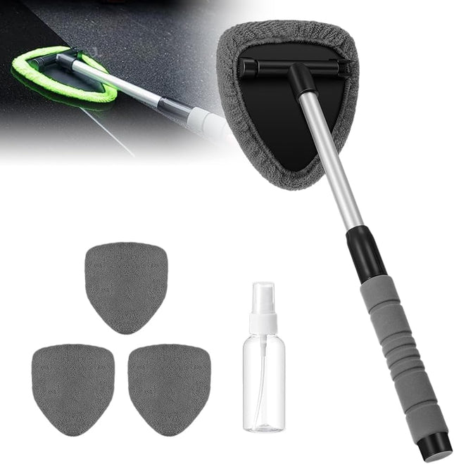 Microfiber Car Windshield Cleaner Tool 2025 Upgrade Car Window Cleaner Windshield Cleaner Inside Glass