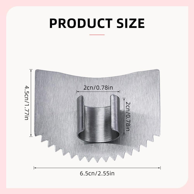 Stainless Steel Cutting Finger Guard 2025 New Stainless Steel Finger Protector for Cutting – product detail