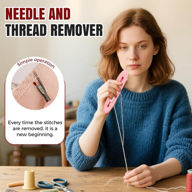 2 in 1 Needle Threader Seam Ripper Tool 2025 New Needle Threaders Seam Rippers for Sewing (Purple – product detail