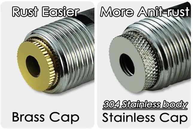 304 Stainless Steel Pig Nipple Waterer with 1/2 Female Bulkhead Fittings for Barrel Kit Feeder Automatic – product detail