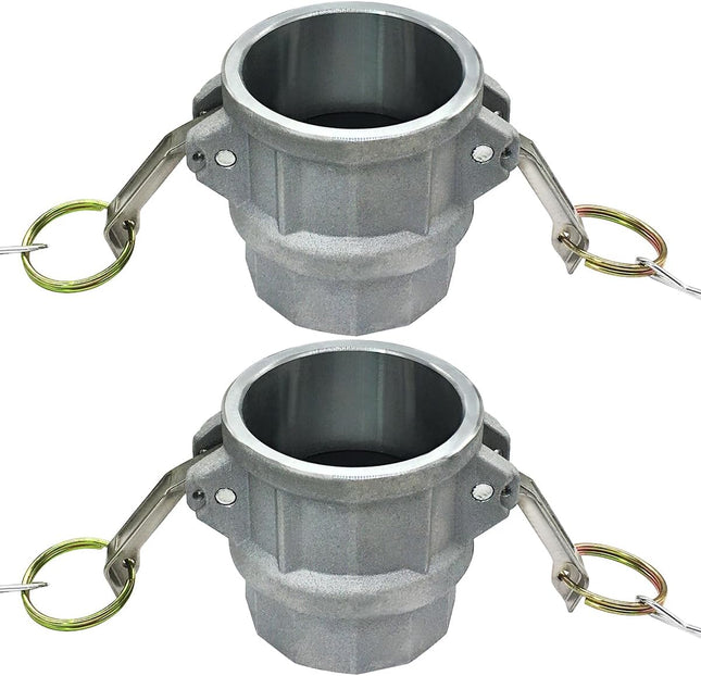Aluminum Cam Lock Fittings (Part D) Cam and Groove Hose Fitting 1-1/2 Female Coupler x 1-1/2 Female NPT