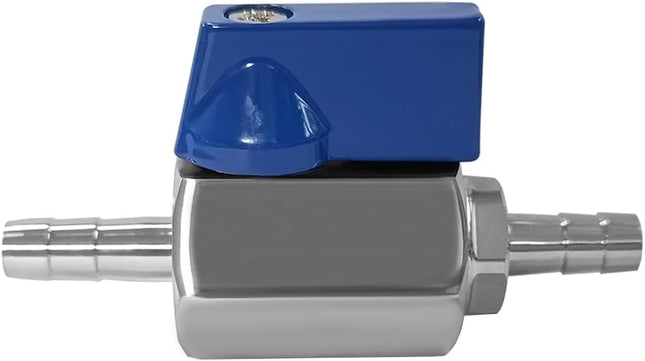 5/16 Hose ID Barb Ball Valve 316 Stainless Steel Mini Shut Off Valve for Marine Water Gas Fuel Drip – product detail