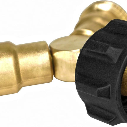 Propane Splitter, 2 Way LP Gas Adapter Tee Connector for 20lb Propane Tank Cylinder, Work with BBQ Grills, Camping Stoves, Gas Burners, Heater