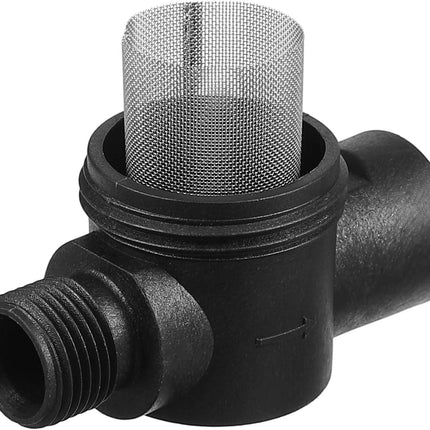4 Pack Water Pump Strainer Filter, RV Replacement 1/2 Twist On Pipe Strainer with 50 Mesh Stainless Steel Filter Screen Compatible with WFCO or Shurflo Pumps