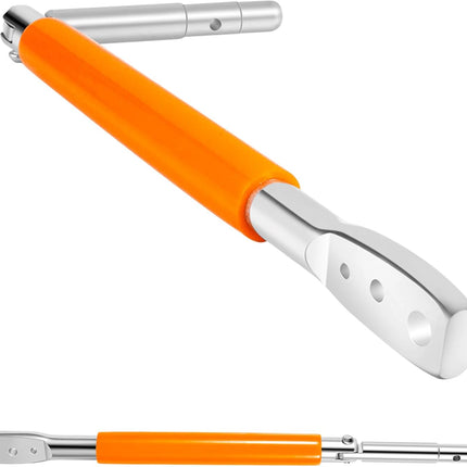 3 Hole Wire Twister Multi-Functional Bender High-tensile Wire Tool Twisting Tool Fencing Tool for Fixing Fence Wire and Wire Clip(Orange)