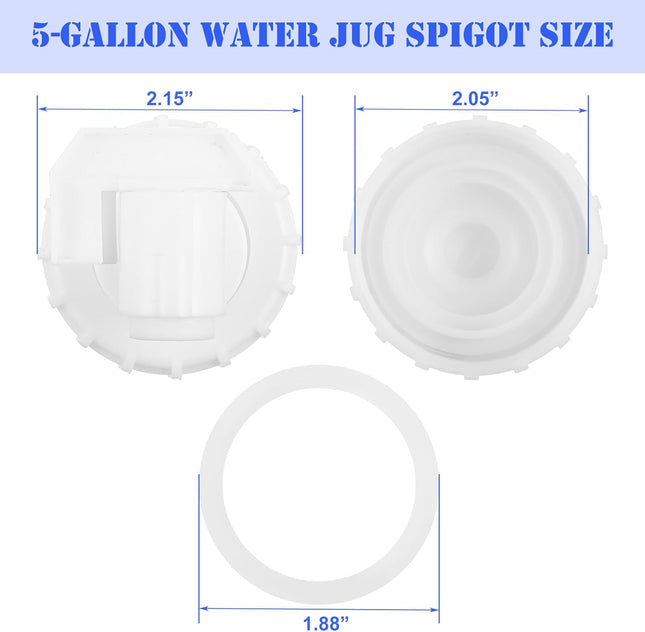 2 Pack 5 Gallon Water Jug Spigot Replacement Faucet Assy Compatible with Coleman 5 Gallon Faucet Assy – product detail