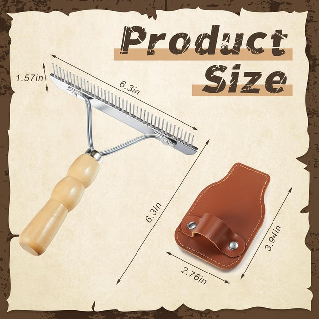 1 Set Cattle Show Comb Brush Holder Livestock Supplies for Cattle Horse Grooming Brush Show – product detail
