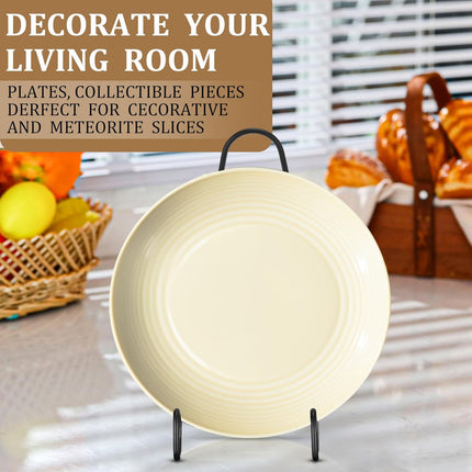 6 Pcs Bowl Display Stands Iron Large Medium Size Dish Display Stand Bowls Holder for Deep Platters and Dishes