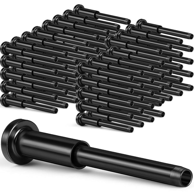 120 Pack Invisible Cable Railing kit T316 Stainless Steel 1/8 Invisible Receiver and Swage Stud End in Black