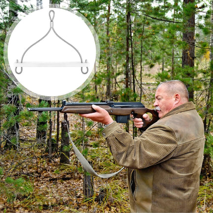Rabbit Hanger Gambrel for Small Size Animals Rabbit Hanger Hunting Portable Compact Gambrel Hopper Popper Dispatcher for Processing Rabbits and Small Game Raccoon