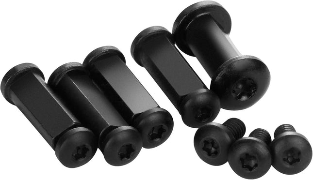 Complete Screw and Pivot Kits for Spyderco Delica C11 Custom-Made Stainless Steel Screws Include in Black