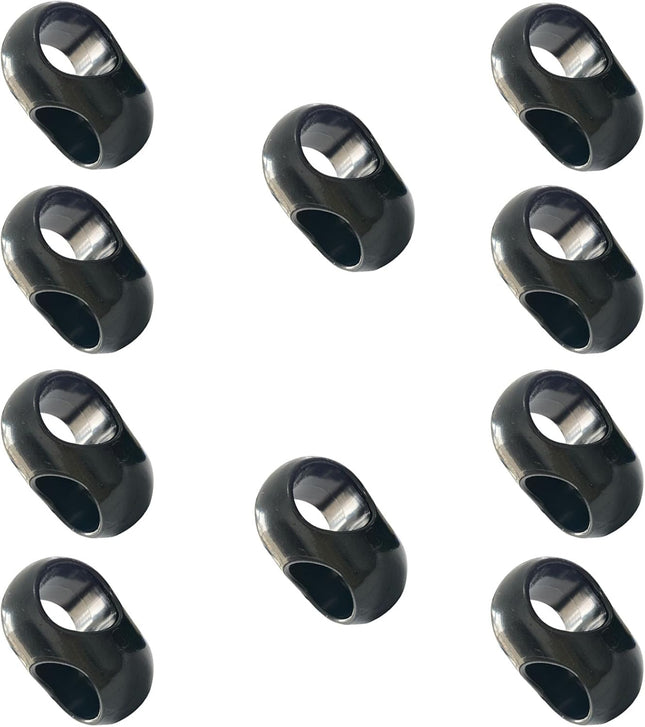 10 Pieces Climbing Rope Cross-Type Connectors Net Ladder Metal Buckle Outdoor Climbing Net