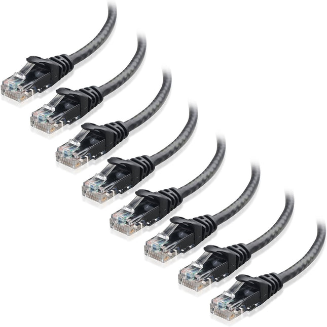 8-Pack Snagless Cat 5e Ethernet Cable