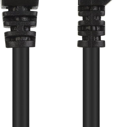 8-Pack Snagless Cat 5e Ethernet Cable - 5ft, Gigabit Cat5e Cable, Cat5e Ethernet Cord, Black