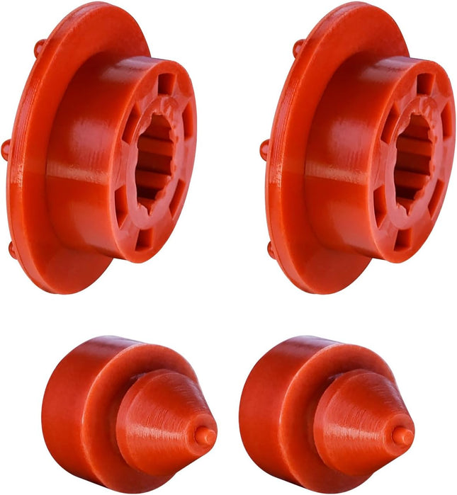 2 Pcs WR02X12008 Refrigerator Evaporator Fan Motor Grommet 2 Pcs WR02X10540 WR02X11329 V1258-DP02-C-2998