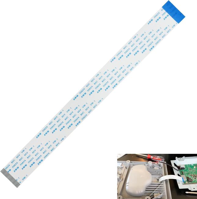 1 Pc Rear Seat Entertainment RSE DVD Monitor Repair Ribbon Cable Compatible with Chevy Chevrolet in Black
